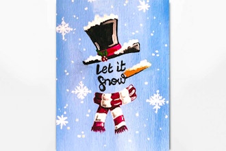 Paint Nite: Let it Snow Snowman